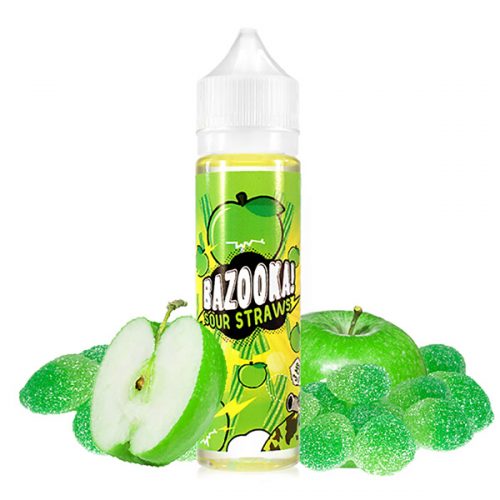 جویس بازوکا پاستیل سیب Bazooka Apple Sour Straws
